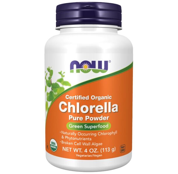 NOW Foods - Chlorella Powder (38 дози)