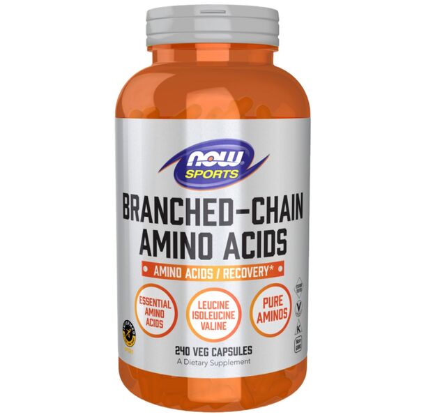 NOW Foods - Branched Chain Amino Acids / BCAA (60 дози)