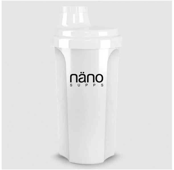 Nanosupps Shaker White - Шейкър, Цвят Бял, Разфасовка 500ml.