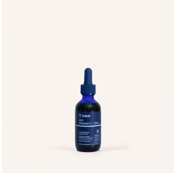 Trace Minerals Zinc + Vitamin C - Цинк + Витамин C, Разфасовка 59ml