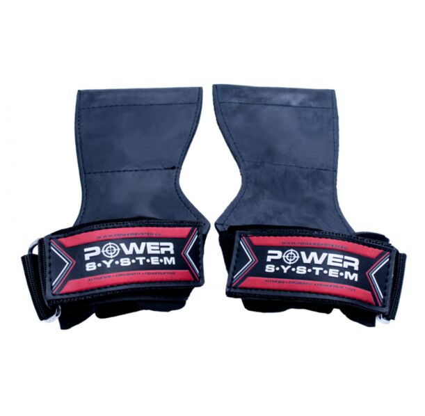 Power System Versatile Lifting Grips-Black - Ръкохватки за Лост, Цвят Черен,
