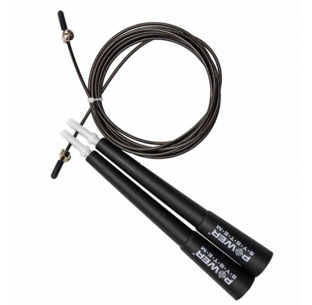 Power System Crossfit Jump Rope - Black - Въже за Скачане, Цвят Черен