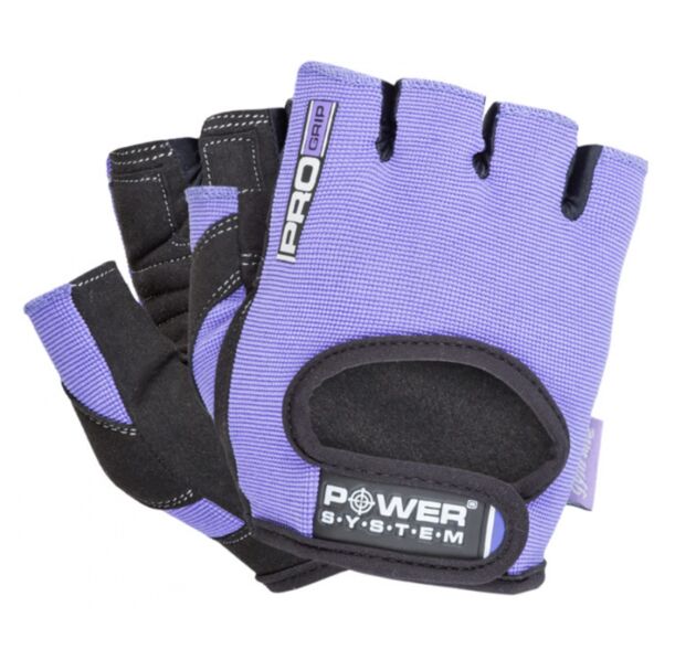 Power System Fitness Gloves Pro Grip - Purple - Дамски Фитнес Ръкавици, Цвят Лилав,