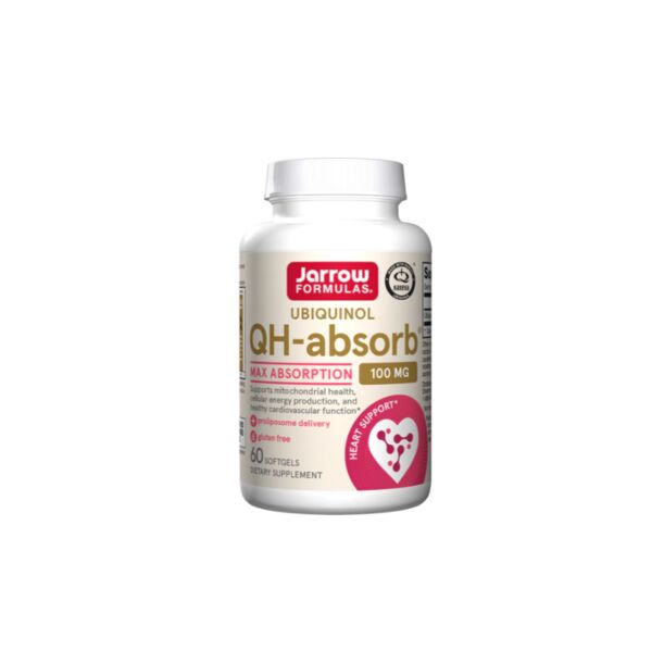 Jarrow Formulas Ubiquinol - QH-absorb® 100mg - Убихинол, Разфасовка 60 sgels