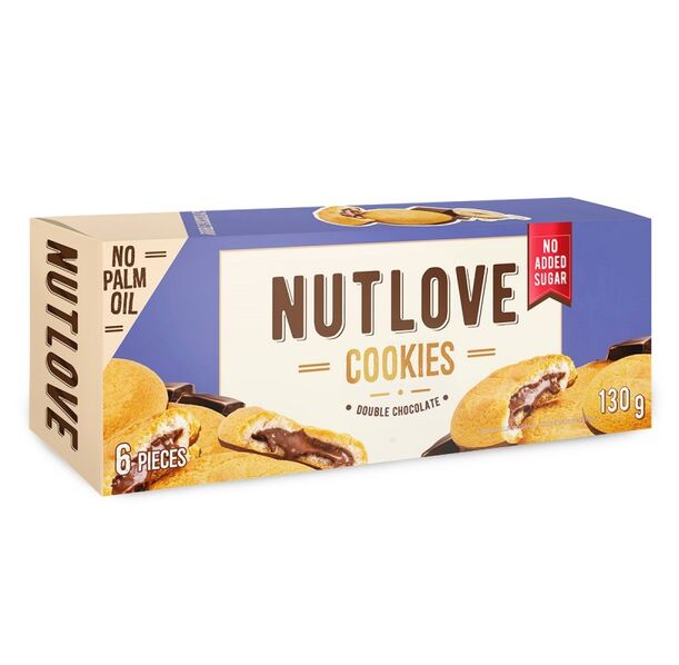 Allnutrition NutLove Cookie - Double Chocolate - Диетичен Десерт, Разфасовка 0.130kg