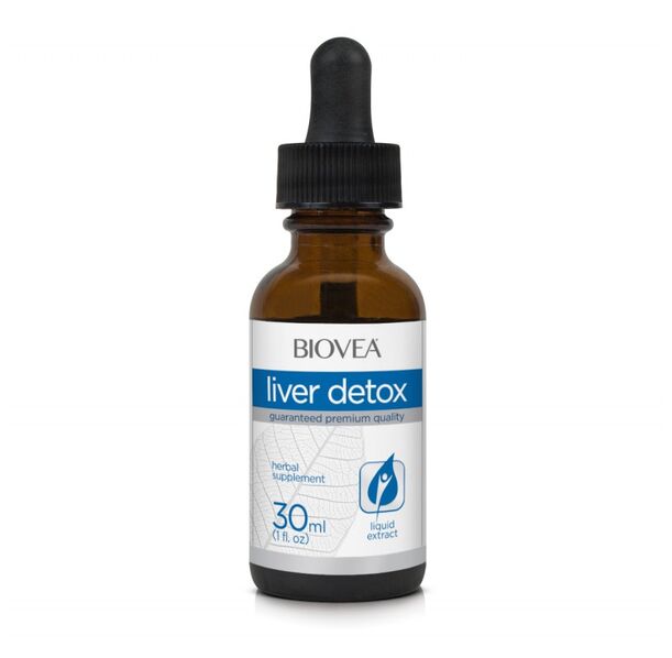 Biovea Liver Detox Liquid Drops - Формула за Пречистване на Черния Дроб на Капки, Разфасовка 30ml