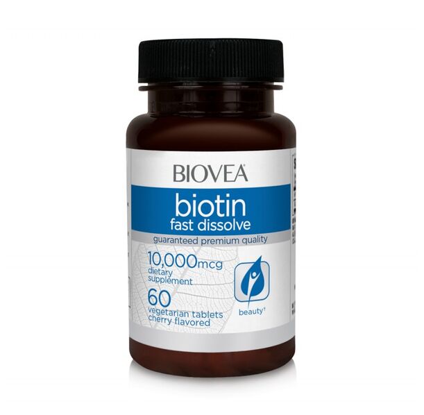 Biovea Biotin 10 000 - Биотин, Разфасовка 60 tabs