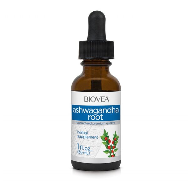 Biovea Ashwagandha Root Liquid Drops - Ашваганда на Капки, Разфасовка 30ml