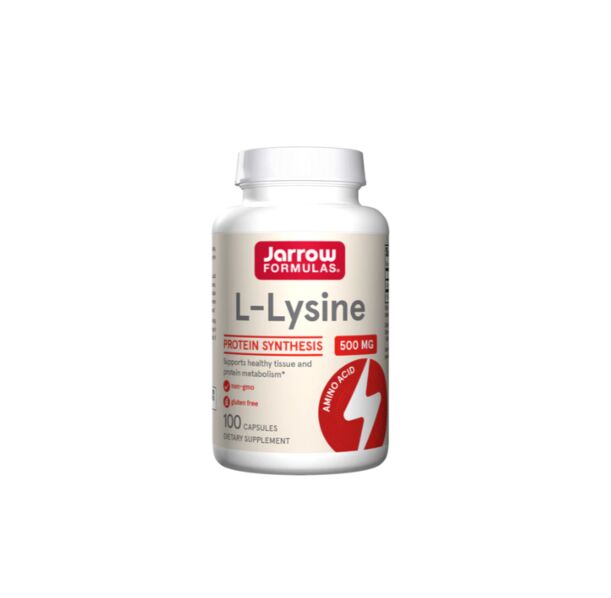 Jarrow Formulas L-Lysine 500mg - Лизин, Разфасовка 100 caps