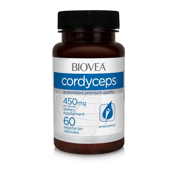 Biovea Cordyceps 450mg - Кордицепс, Разфасовка 60 caps