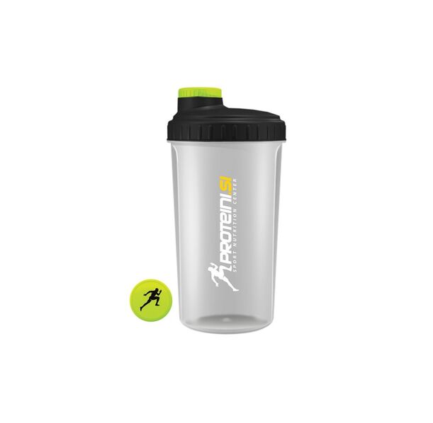 Proteini.SI Shaker Transparent Black - Шейкър, Разфасовка 700ml