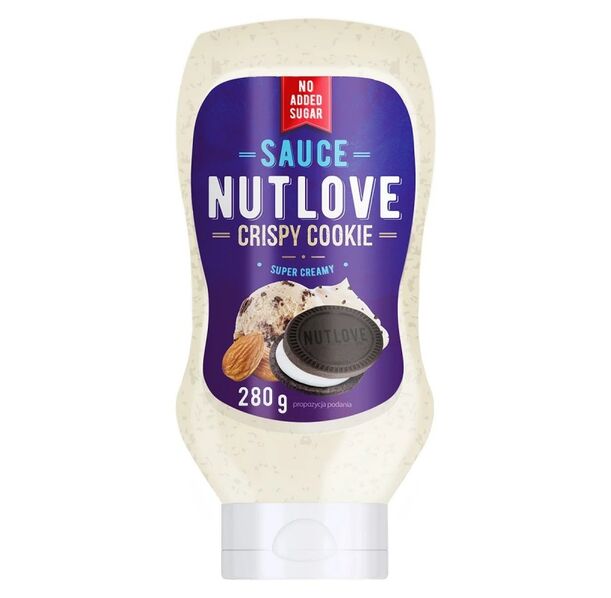Allnutrition NutLove Sauce - Crispy Cookie - Диетичен Сироп, Разфасовка 280g